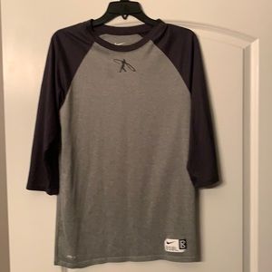 3/4 sleeve Nike baseball shirt